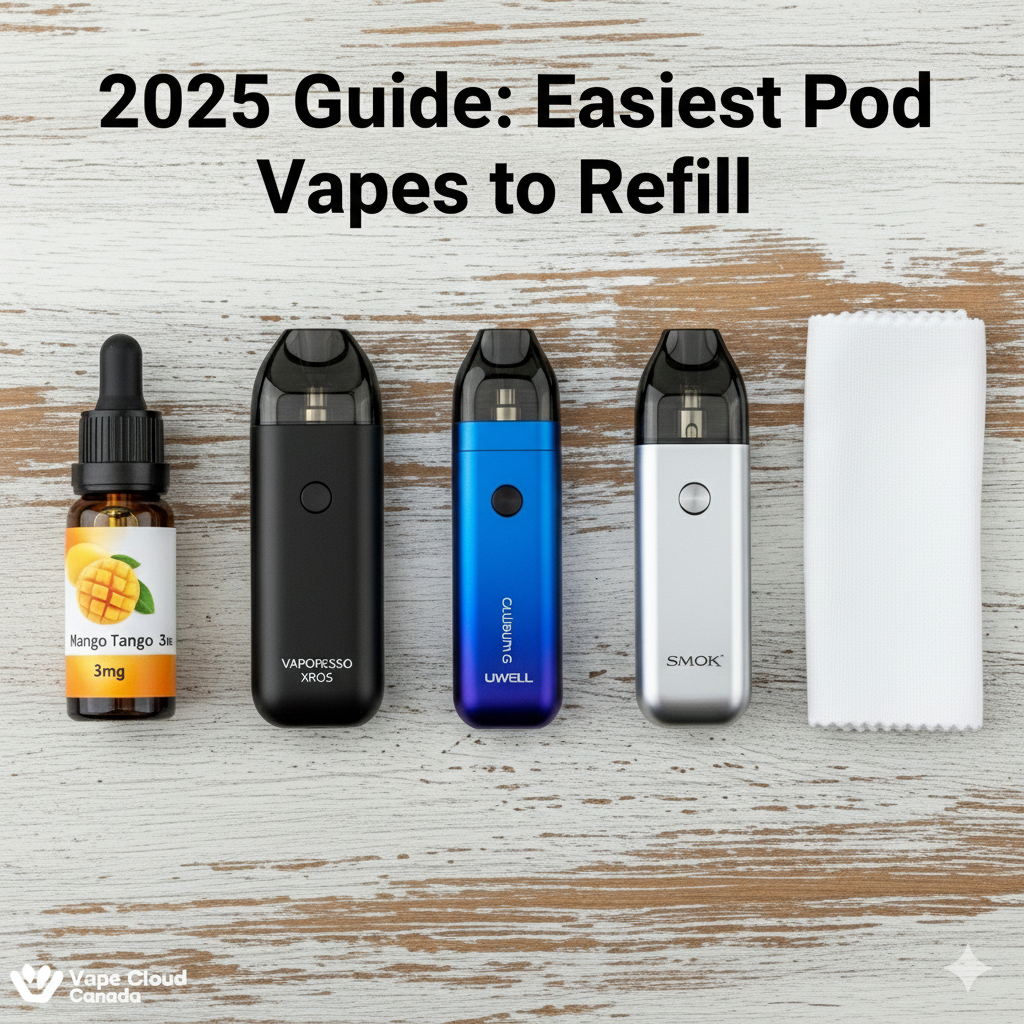 2025 Guide: Easiest Pod Vapes to Refill | Vape Canada - Vape Vape Cloud 2025 Guide: Easiest Pod Vapes to Refill | Vape Canada - Vape Vape Cloud