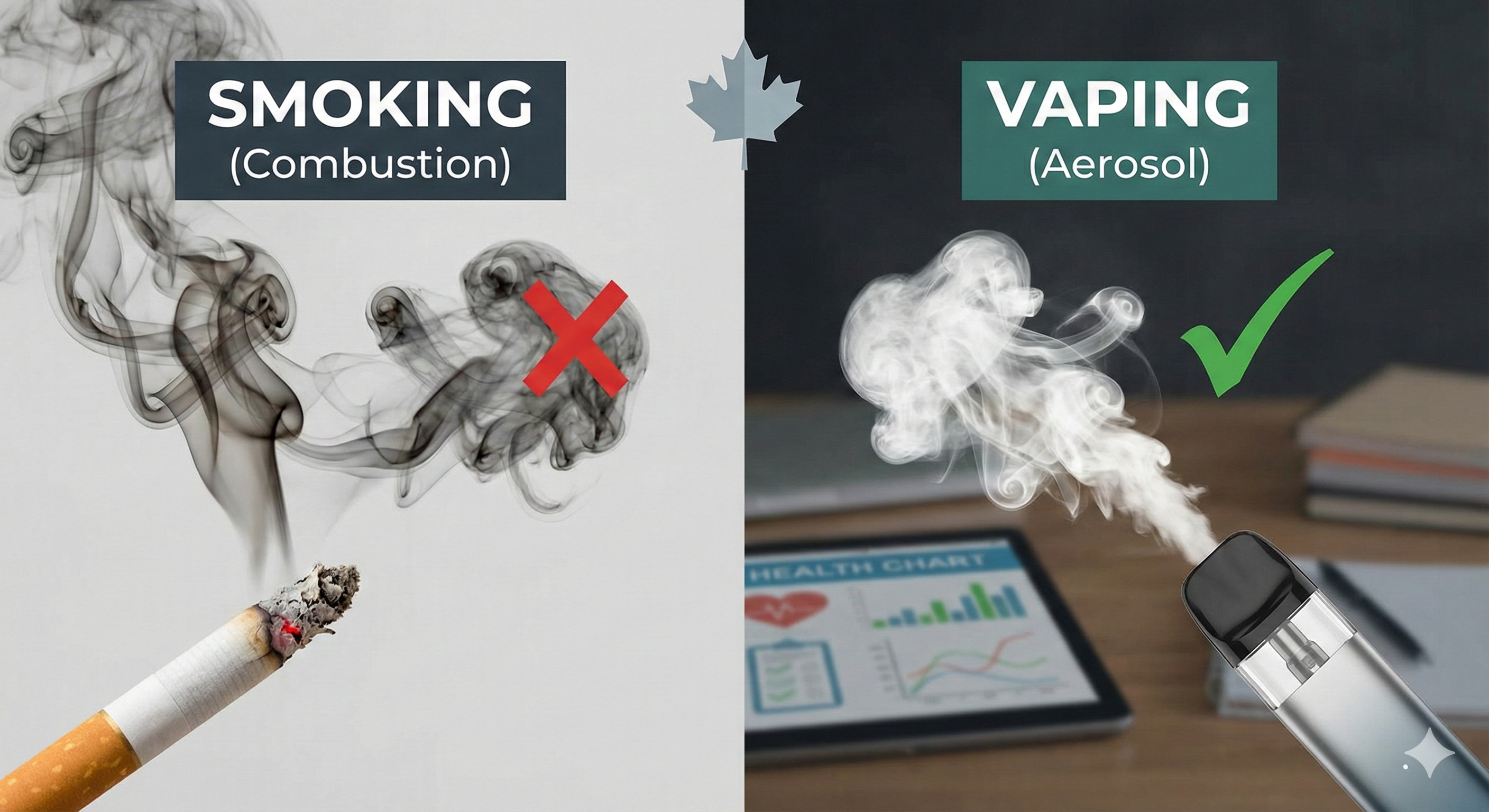 Is Vaping Safer Than Smoking: A Canadian Perspective - Vape Cloud Is Vaping Safer Than Smoking: A Canadian Perspective - Vape Cloud