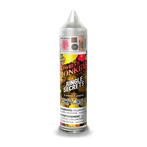 Twelve Monkeys Freebase - Jungle Secrets (60mL) | Vape Cloud Canada Pacific Smoke Vape Cloud