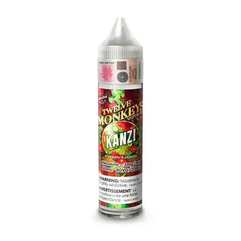 Twelve Monkeys Freebase - Kanzi (60mL) | Vape Cloud Canada Pacific Smoke Vape Cloud