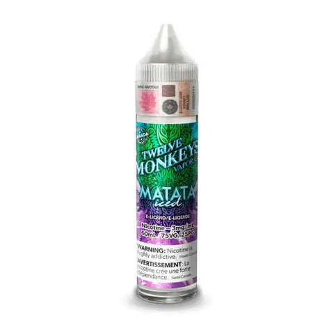 Twelve Monkeys Freebase E-Liquid Collection Pacific Smoke 60ml-3mg-ON-Tax-Ice-Age-Matata-Iced 47.50 Vape Cloud