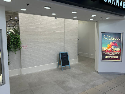 Exterior view of Vape Cloud Tillsonburg from inside a mall