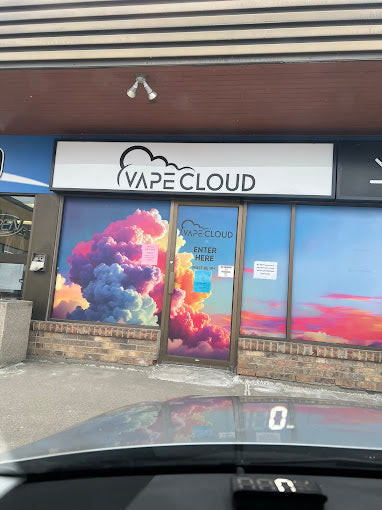 Exterior of the Vape Cloud vape store in Brantford, ON