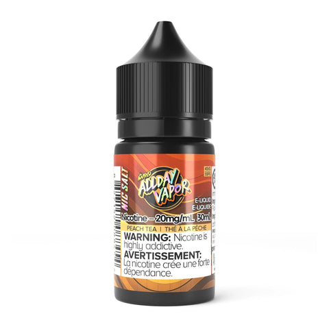 All Day Vapor Nic Salt - (30ml)| Vape Cloud Canada Pacific Smoke 30ml / 10mg ON Tax / Peach Tea 33.99 Vape Cloud