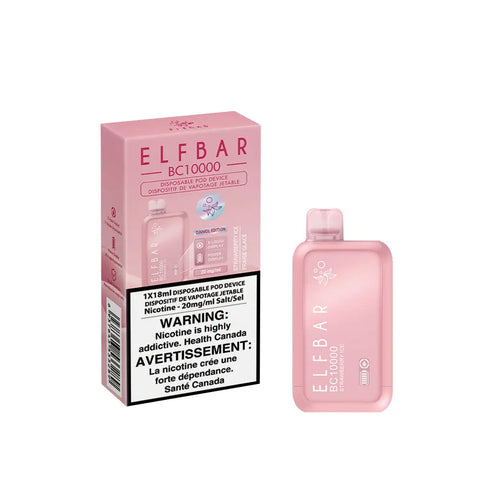 Elf Bar BC10K - Vape Cloud Canada Smoke Arsenal 20mg ON Tax / Strawberry Ice 36.99 Vape Cloud