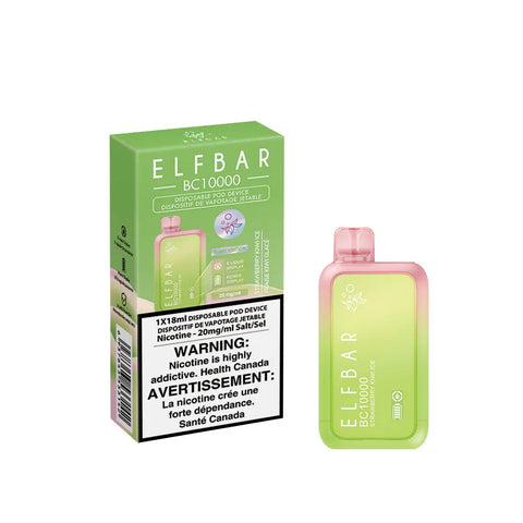 Elf Bar BC10K - Vape Cloud Canada Smoke Arsenal 20mg ON Tax / Strawberry Kiwi Ice 36.99 Vape Cloud