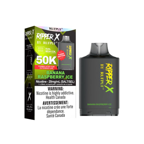 Ripper X - 50K pods GCore Banana-Raspberry-Ice 42.50 Vape Cloud