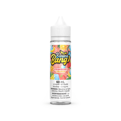 Banana Bang Ice Freebase & Salt E-Liquid | Vape Cloud Canada Valor 60ml / 12mg / Strawberry Orange Ice 47.50 Vape Cloud