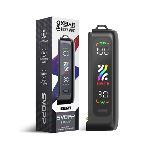 OxBar X Rocky Vapor - Svopp Kit | Vape Cloud Canada Nimbus Distro Black 12.50  Vape Cloud