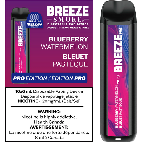 Breeze Pro | Vape Cloud Canada Smoke Arsenal 20mg ON Tax / Blueberry Watermelon 27.49 Vape Cloud