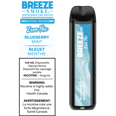 Breeze Pro | Vape Cloud Canada Smoke Arsenal 0mg ON Tax / Blueberry Mint 27.49 Vape Cloud