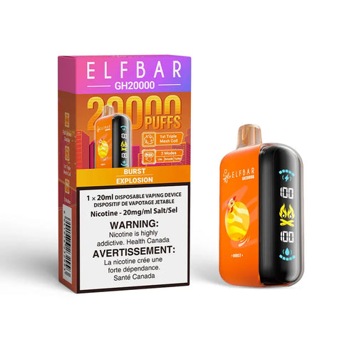 Elf Bar GH20K - Vape Cloud Canada Smoke Arsenal 20mg ON Tax / Burst 39.99 Vape Cloud