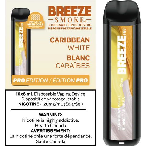 Breeze Pro | Vape Cloud Canada Smoke Arsenal 20mg ON Tax / Caribbean White 27.49 Vape Cloud
