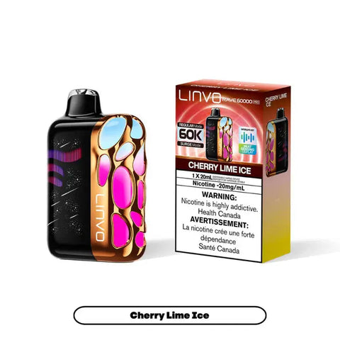 Linvo Rave 60K Pro Disposable Nimbus Distro Cherry-Lime-Ice 41.99 Vape Cloud