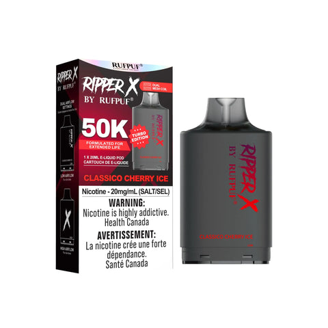 Ripper X - 50K pods Vape Cloud Classico-Cherry-Ice 42.50 Vape Cloud