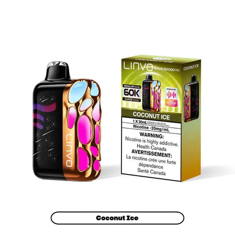 Linvo Rave 60K Pro Disposable Nimbus Distro Coconut-Ice 41.99 Vape Cloud