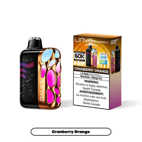 Linvo Rave 60K Pro Disposable Nimbus Distro Cranberry-Orange 41.99 Vape Cloud