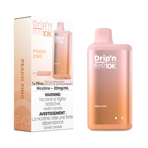 Drip'n EVO 10K | Vape Cloud Canada Pacific Smoke 20mg ON Tax / Peach Zing 37.99 Vape Cloud