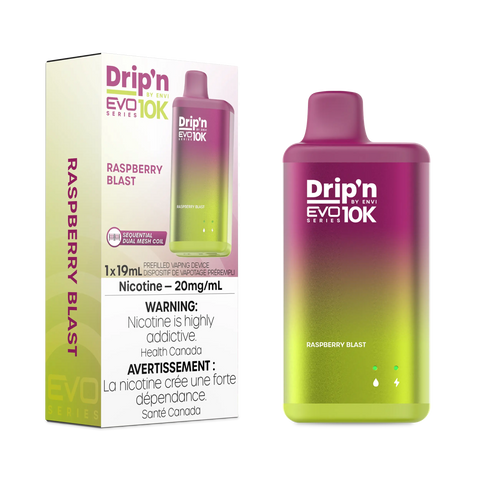 Drip'n EVO 10K | Vape Cloud Canada Pacific Smoke 20mg ON Tax / Raspberry Blast 37.99 Vape Cloud