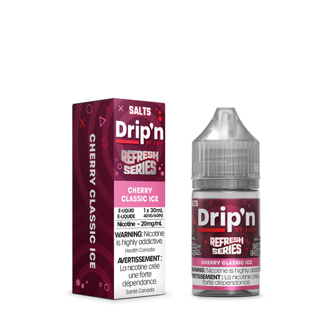 Drip'n by Envi Refresh E-Liquid | Vape Cloud Canada Pacific Smoke 20mg ON Tax / Cherry Classic Ice 33.99 Vape Cloud