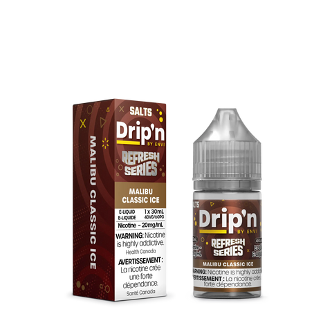 Drip'n by Envi Refresh E-Liquid | Vape Cloud Canada Pacific Smoke 20mg ON Tax / Malibu Classic Ice 33.99 Vape Cloud