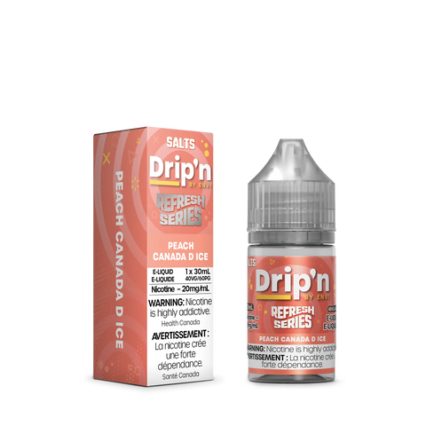 Drip'n by Envi Refresh E-Liquid | Vape Cloud Canada Pacific Smoke 20mg ON Tax / Peach Canada D Ice 33.99 Vape Cloud