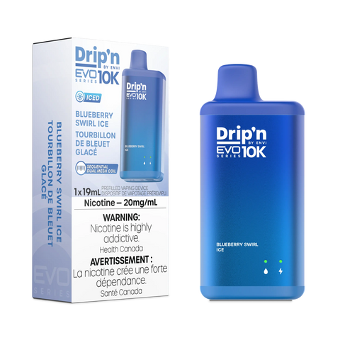 Drip'n EVO 10K | Vape Cloud Canada Pacific Smoke 20mg ON Tax / Blueberry Swirl Ice 37.99 Vape Cloud