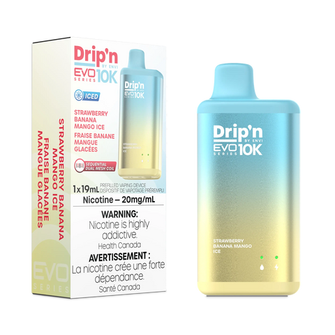 Drip'n EVO 10K | Vape Cloud Canada Pacific Smoke 20mg ON Tax / Strawberry Banana Mango Ice 37.99 Vape Cloud