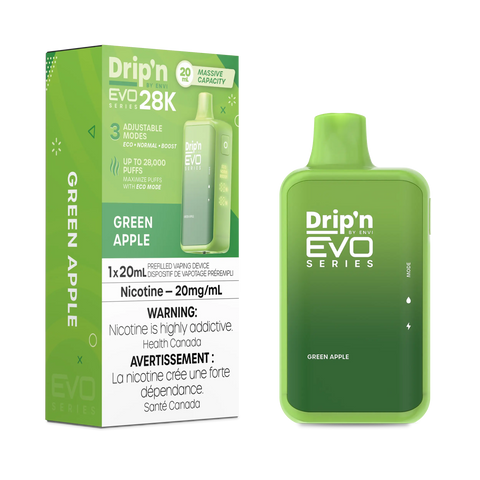 Drip'n EVO 28K | Vape Cloud Canada Pacific Smoke 20mg ON Tax / Green Apple 41.99 Vape Cloud