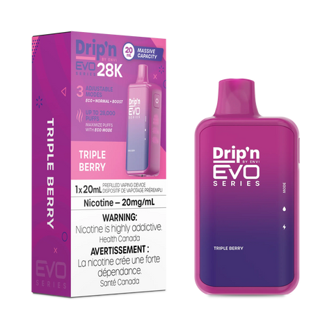 Drip'n EVO 28K | Vape Cloud Canada Pacific Smoke 20mg ON Tax / Triple Berry 41.99 Vape Cloud
