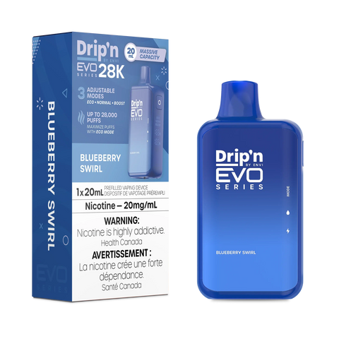 Drip'n EVO 28K | Vape Cloud Canada Pacific Smoke 20mg ON Tax / Blueberry Swirl 41.99 Vape Cloud