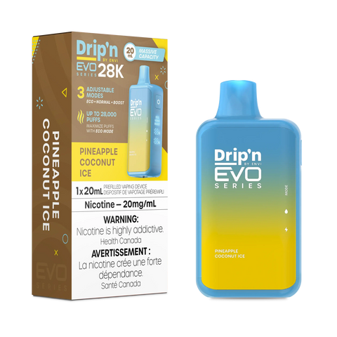 Drip'n EVO 28K | Vape Cloud Canada Pacific Smoke 20mg ON Tax / Pineapple Coconut Ice 41.99 Vape Cloud