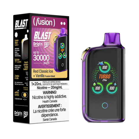 Drip'n by Envi Fasta Blast 30k | Vape Cloud Canada Pacific Smoke 20mg ON Tax / Red Classic Ice + Vanilla 41.99 Vape Cloud