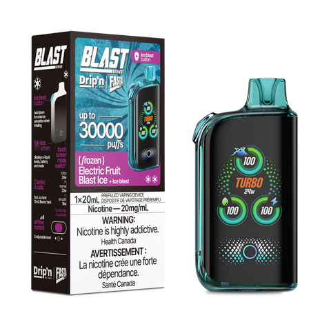 Drip'n by Envi Fasta Blast 30k | Vape Cloud Canada Pacific Smoke 20mg ON Tax / Electric Fruit Blast Ice 41.99 Vape Cloud