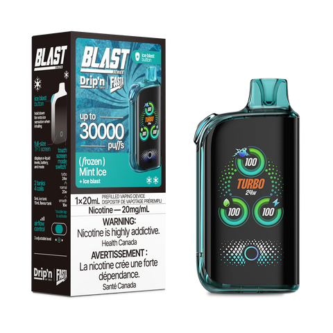 Drip'n by Envi Fasta Blast 30k | Vape Cloud Canada Pacific Smoke 20mg ON Tax / Mint Ice 41.99 Vape Cloud