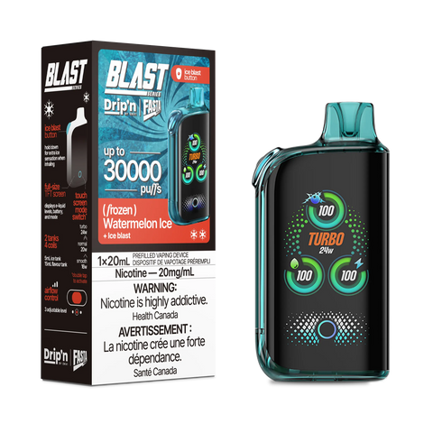 Drip'n by Envi Fasta Blast 30k | Vape Cloud Canada Pacific Smoke 20mg ON Tax / Watermelon Ice 41.99 Vape Cloud