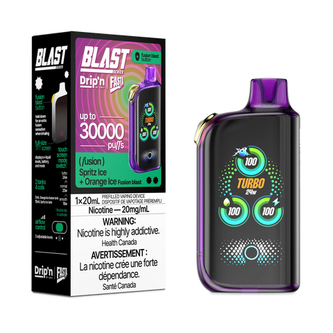 Drip'n by Envi Fasta Blast 30k | Vape Cloud Canada Pacific Smoke 20mg ON Tax / Spritz Ice + Orange Ice 41.99 Vape Cloud