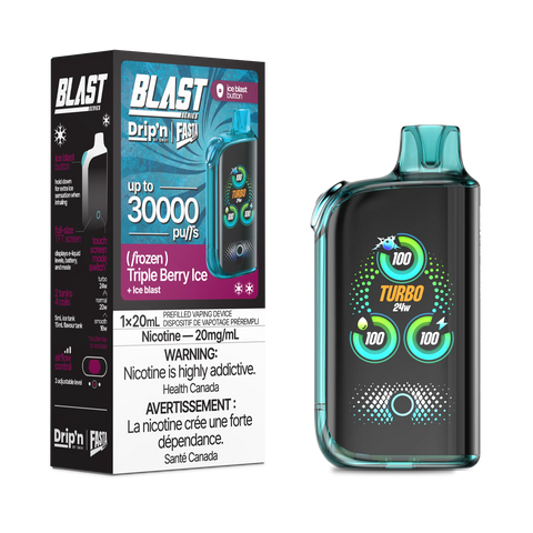 Drip'n by Envi Fasta Blast 30k | Vape Cloud Canada Pacific Smoke 20mg ON Tax / Triple Berry Ice 41.99 Vape Cloud
