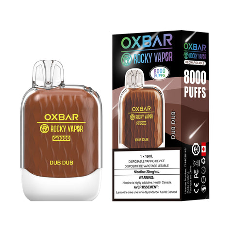 OxBar G8000 | Vape Cloud Canada Nimbus Distro 20mg ON Tax / Dub Dub 33.99 Vape Cloud