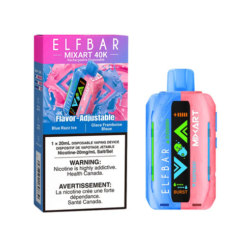 Elf Bar MixArt 40K | Vape Cloud Canada Smoke Arsenal Blue-Razz-Ice 41.99 Vape Cloud