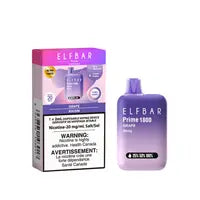 ELF Bar Prime 1800 Disposable Vape | Vape Cloud Canada Smoke Arsenal Grape 16.99 Vape Cloud