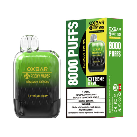 OxBar G8000 | Vape Cloud Canada Nimbus Distro 20mg ON Tax / Extreme Dew 33.99 Vape Cloud