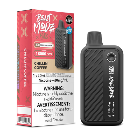 Flavour Beast - Beast Mode Max 18k | Vape Cloud Canada Pacific Smoke 20mg ON Tax / Chillin' Coffee Iced 41.99 Vape Cloud