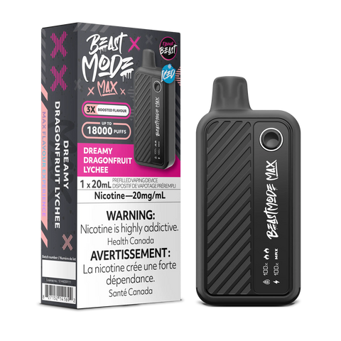 Flavour Beast - Beast Mode Max 18k | Vape Cloud Canada Pacific Smoke 20mg ON Tax / Dreamy Dragonfruit Lychee Iced 41.99 Vape Cloud