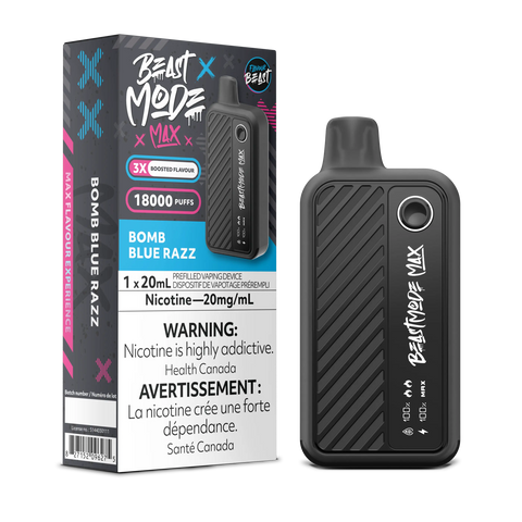 Flavour Beast - Beast Mode Max 18k | Vape Cloud Canada Pacific Smoke 20mg ON Tax / Bomb Blue Razz 41.99 Vape Cloud
