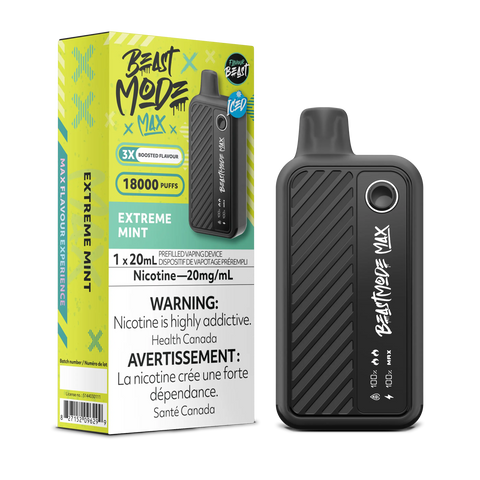 Flavour Beast - Beast Mode Max 18k | Vape Cloud Canada Pacific Smoke 20mg ON Tax / Extreme Mint Iced 41.99 Vape Cloud