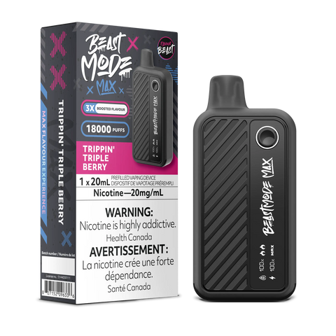 Flavour Beast - Beast Mode Max 18k | Vape Cloud Canada Pacific Smoke 20mg ON Tax / Trippin' Triple Berry 41.99 Vape Cloud