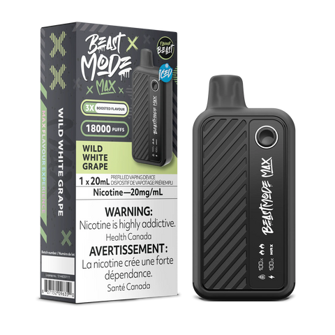 Flavour Beast - Beast Mode Max 18k | Vape Cloud Canada Pacific Smoke 20mg ON Tax / Wild White Grape Iced 41.99 Vape Cloud