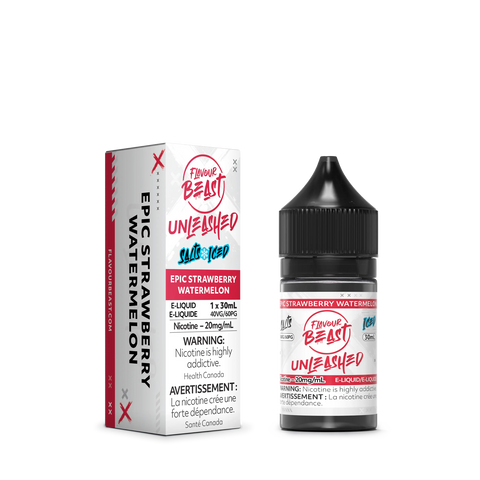 Flavour Beast Unleashed Sippin Nic Salt 30ml Pacific Smoke 30ml / 20mg ON Tax / Epic Strawberry Watermelon Ic 33.99 Vape Cloud