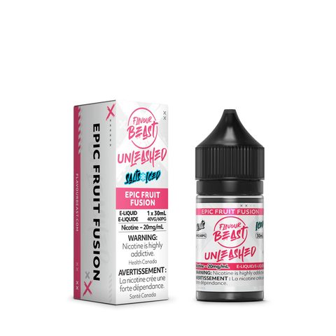 Flavour Beast Unleashed Sippin Nic Salt 30ml Pacific Smoke 30ml / 10mg ON Tax / Epic Fruit Fusion Iced 33.99 Vape Cloud